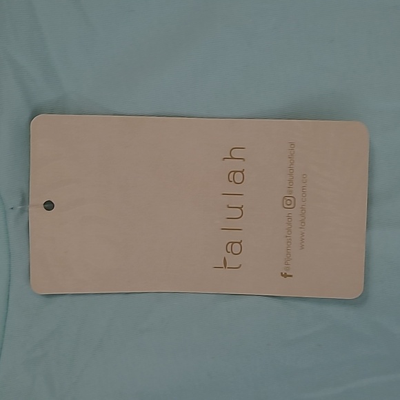 Talulah Menta Claro Pajama Set Capri Size M - Picture 3 of 10